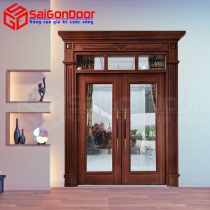 Cửa thép vân gỗ SGD-KM.TVG-2C